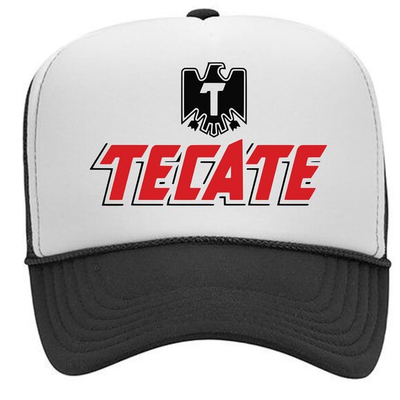 Tecate Mexican Beer Foam Mesh Snapback Cap Hat - Picture 1 of 2